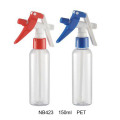 Botella de plástico de 100 ml con pulverizador de gatillo para limpieza (NB422)